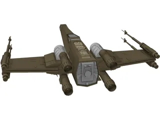 Star Wars X-Wing 3D Model