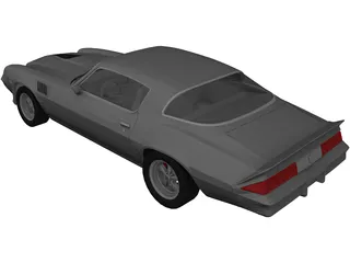 Chevrolet Camaro Z28 (1979) 3D Model