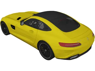 Mercedes-Benz AMG GT (2016) 3D Model