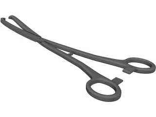 Medical Scissor Kocher 3D Model