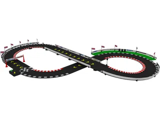 Racing Track 3D Model