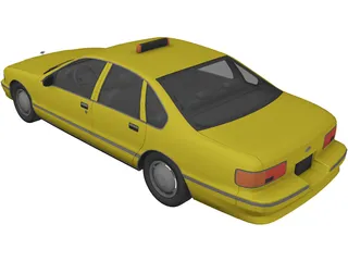 Chevrolet Taxi 3D Model