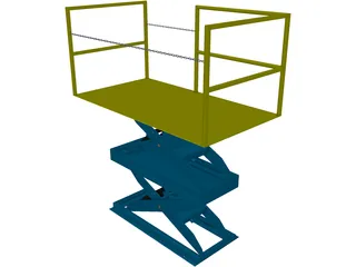 Scissor Lift 3D Model