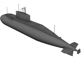 Submarine 3D Model