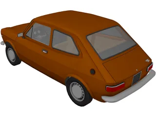 Fiat 127 (1971) 3D Model