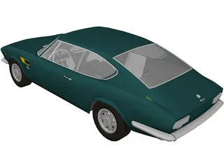 Fiat Dino Coupe (1967) 3D Model