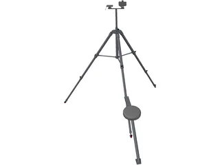 Camera Tripod 3D Model