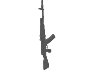 Ak 47 3D Model