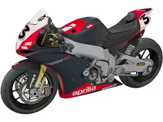 Aprilia RSV4 3D Model