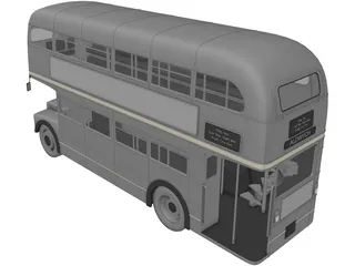 Double Decker Bus 3D Model