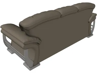 Fashion Multiplayer Sofa 3D Model