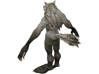 Werewolf 3D Model