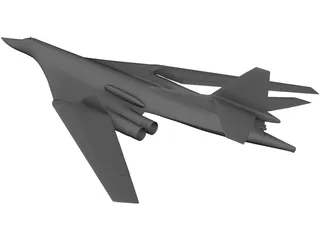 Tupolev Tu-160 3D Model