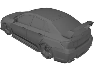 Subaru Impreza WRX STi 3D Model