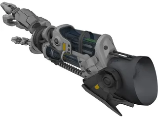 Robot Hand 3D Model