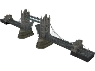 Tower Bridge 3D Model