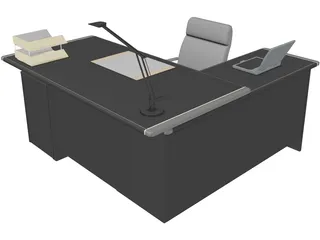 Full Desk Set 3D Model