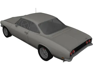 Chevrolet Corvair Monza (1969) 3D Model