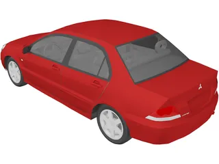 Mitsubishi Lancer (2004) 3D Model