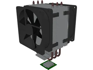 Cooler Master TX3 3D Model