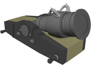 Ancient Mortar 3D Model