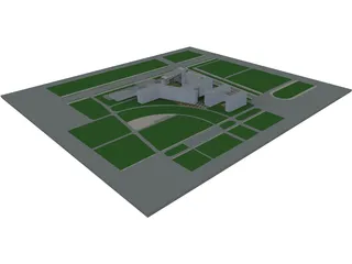 City Community Center 3D Model
