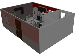 Small Room 3D Model