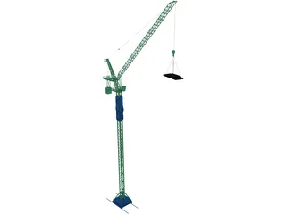 Tower Crane 3D Model