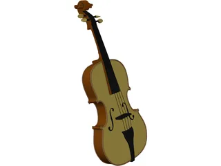 Cello 3D Model