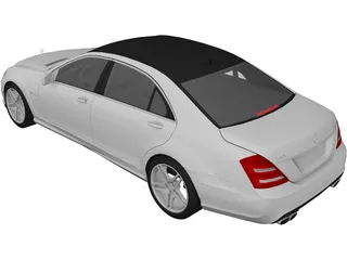 Mercedes-Benz S65 AMG (2012) 3D Model