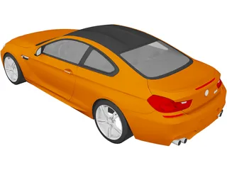 BMW M6 Coupe (2013) 3D Model