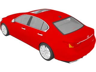 Lexus GS350 (2013) 3D Model