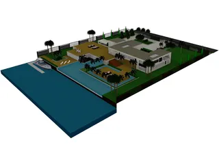 Modern House 3D Model