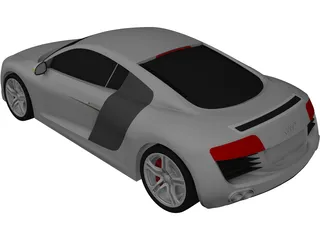 Audi R8 3D Model