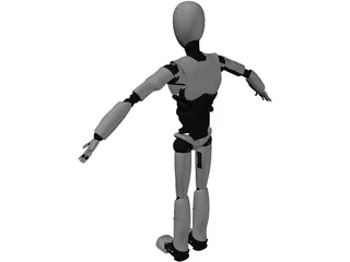 Electronic Robot 3D Model