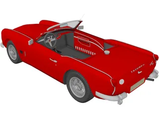 Triumph Spitfire MK2 3D Model