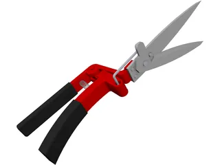 Garden Scissors 3D Model