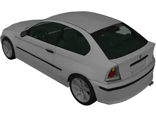 BMW 3 Series Compact E46 (2004) 3D Model