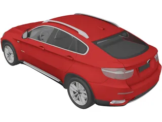 BMW X6 (2013) 3D Model