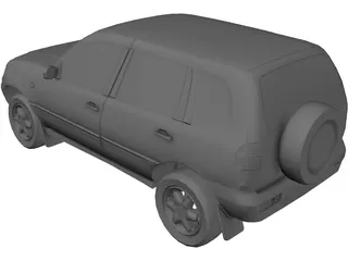 Chevrolet Niva (2009) 3D Model