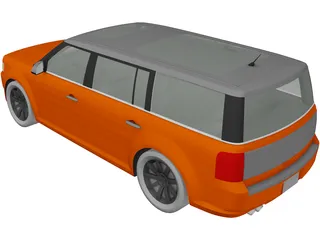 Ford Flex (2009) 3D Model