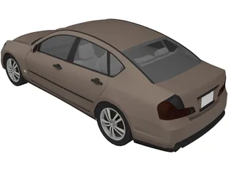 Nissan Fuga (2007) 3D Model