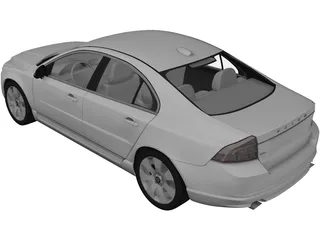 Volvo S80 (2011) 3D Model