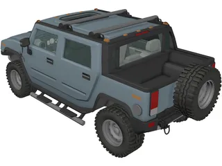 Hummer H2 3D Model