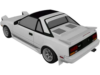 Toytota MR2 Mk1 (1984) 3D Model