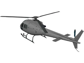 Eurocopter AS-350 Ecureuil 3D Model