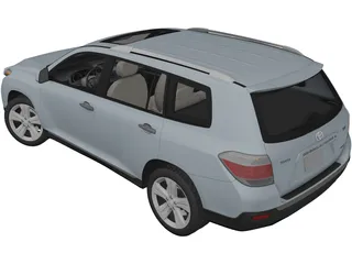 Toyota Highlander (2011) 3D Model