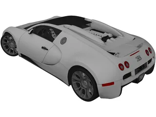 Bugatti Veyron Grand Sport (2010) 3D Model