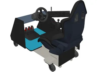 Racing Cockpit G27 3D Model