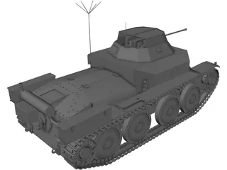 Aufklärungspanzer 38 3D Model